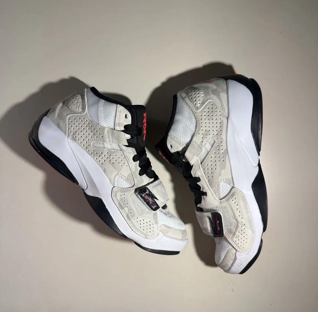 Air Jordan Zion 2 · Grey and White