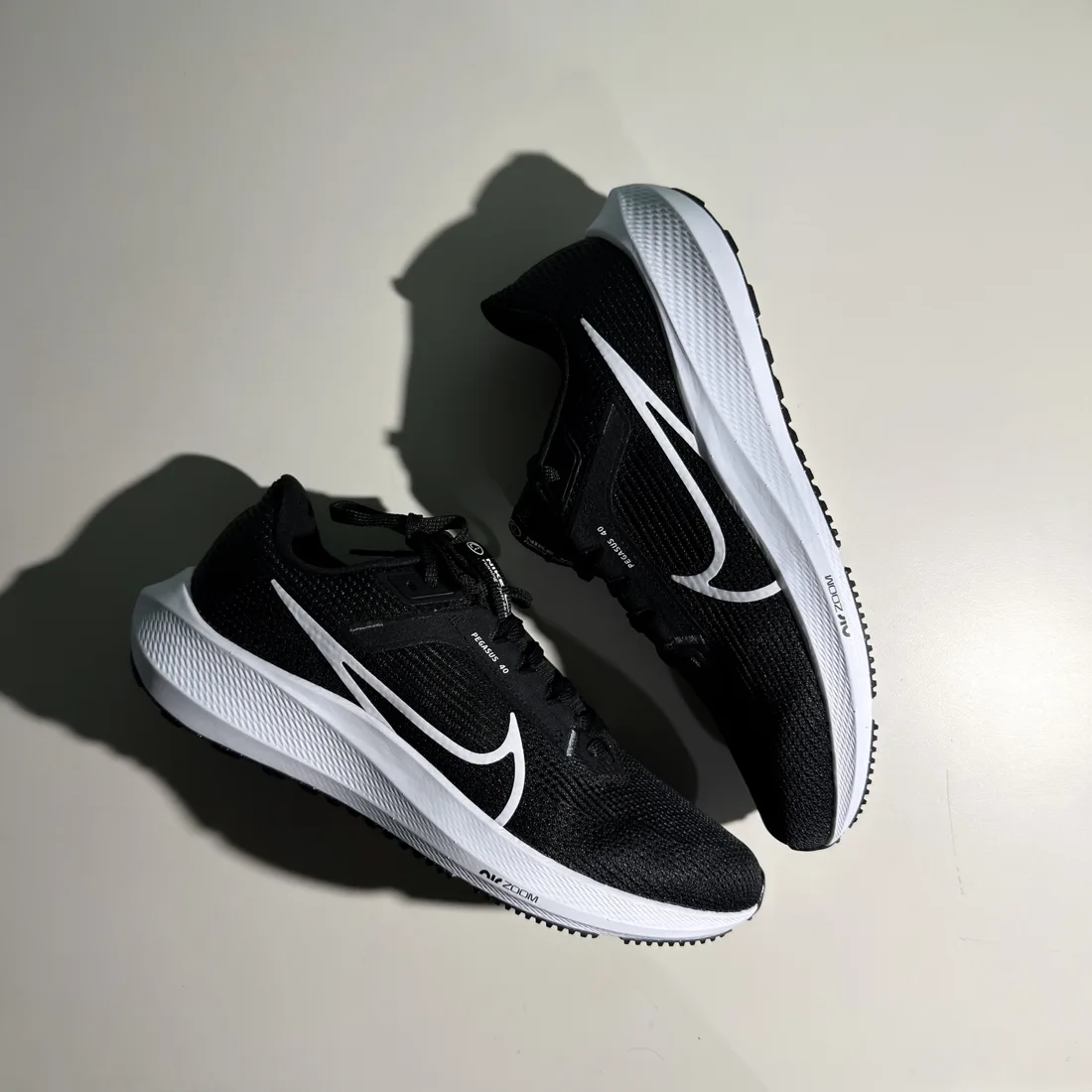 Nike Air Zoom Pegasus 40 · Black and White